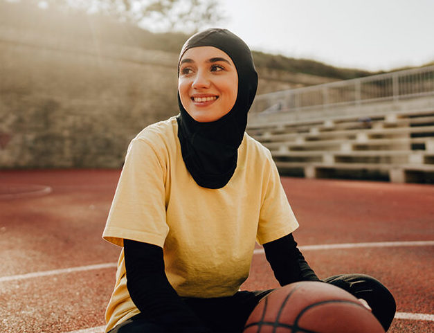 Sports Women Wear Hijab